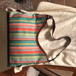 Vintage Fossil Cloth Summer Bag